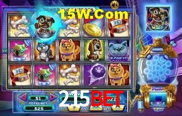 Interface moderna da plataforma 215BET